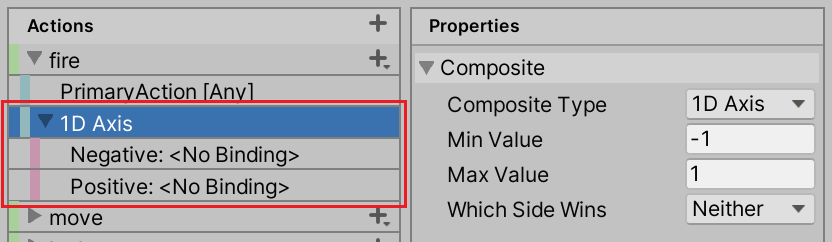 1D Axis Composite